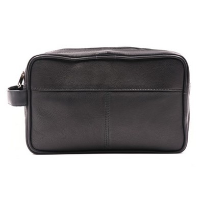 Ashlin® Designer Trinity Unisex Midnight Black Toiletry Bag