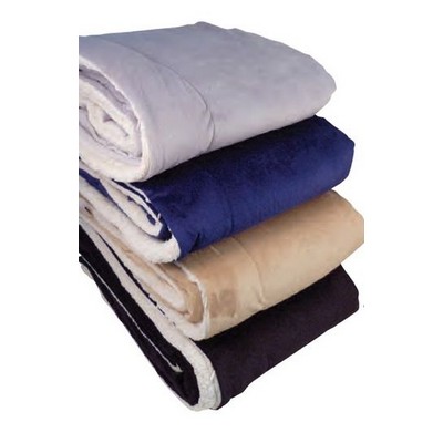 Extra Large Lambswool Microsherpa Throw Blanket