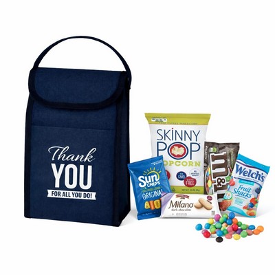 Thank You Lunch Bag with Snacks