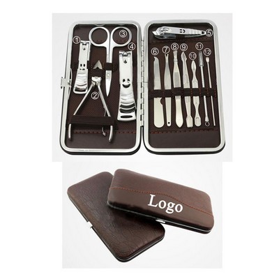 Professional Manicure Set w/PU Leather Case