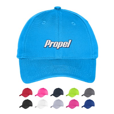 Port & Company Youth Six-Panel Unstructured Twill Cap