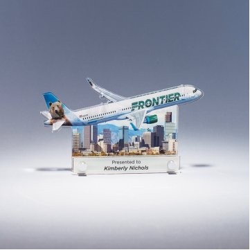 Multi Layered Custom Cut Acrylic Award (Up to 36 Square Inches)