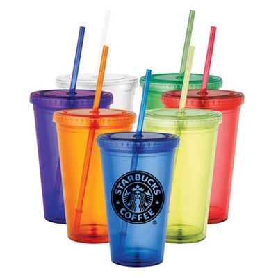 Custom Double Wall Tumbler - 16 Oz.