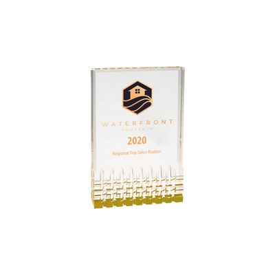 4¼" x 6" Gold Mirage Acrylic
