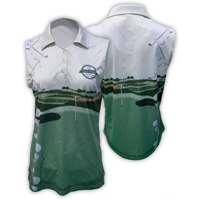Ladies Sleeveless Polo