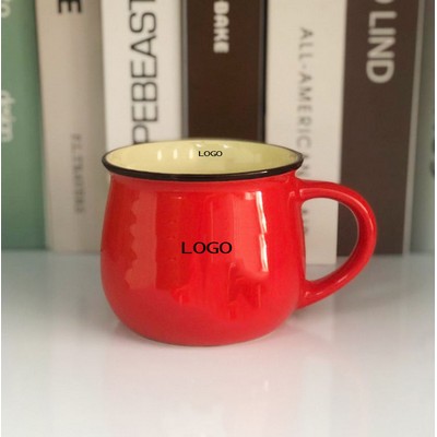 8oz.Economy Gift Ceramics Coffee Mugs with Custom Imprint