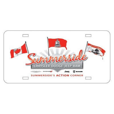 Car Licence Plates .060 Clear Polytrans (5.875" x 11.875") Digital Full Color