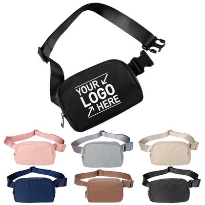 Unisex Mini Belt Bag With Adjustable Strap
