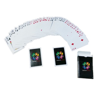 Standard Paper Poker Playing Cards with Customized Logo