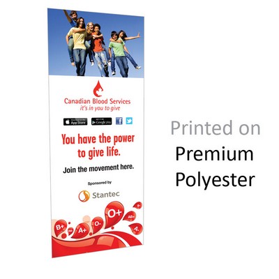 24" w x 82" Replacement Full-Color Banner Only