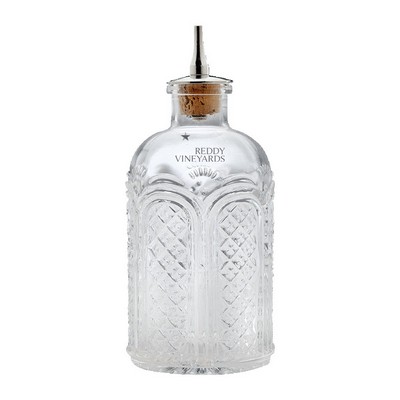 5oz. Glass Bitters Bottle Dome Retro Design