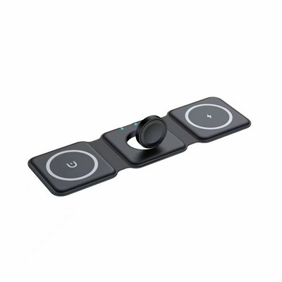 Foldable 3-in-1 Fast Wireless Charging Station
