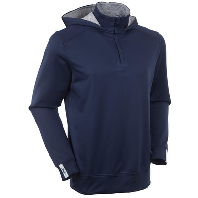 Bobby Jones Men's Performance Scorecard ¼-Zip L/S Hoodie