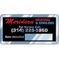 Stock Embossable Aluminum Decal (2 3/4"x1 3/8")