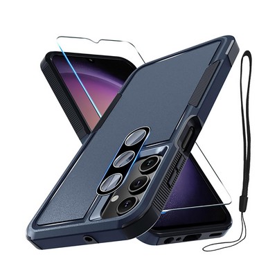 iBank ® Shockproof Case compatible with Galaxy A14/A15/A16/S25/S24/S23 + Screen Protector