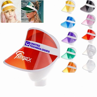 Unisex UV Protective PVC Sun Visor Hat