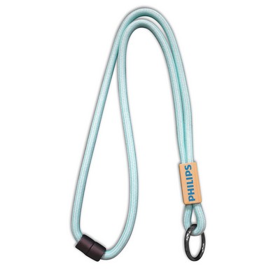 Rectangle Bamboo Slider w/34 ½" Lanyard and Neck Break Away