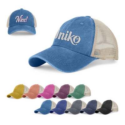 Cotton Pigment Dyed Soft Trucker Cap