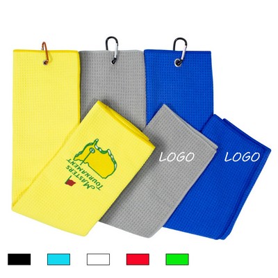 16 x 24 Inch Golf Towel With Hook