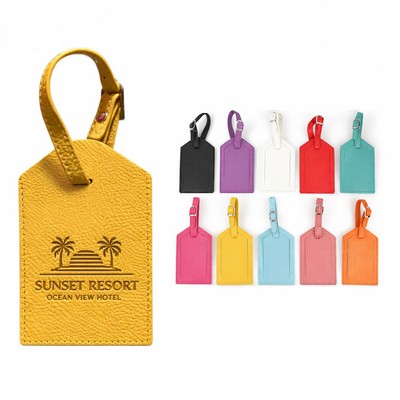 Premium Vegan Leather Luggage Bag Tag