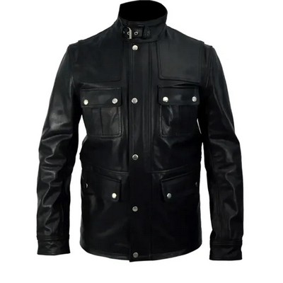 Premium Black Leather Jacket
