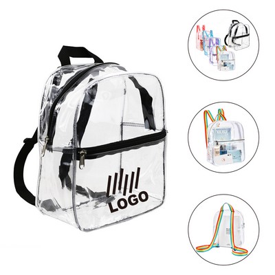 Mini Pvc Clear Backpack For Children