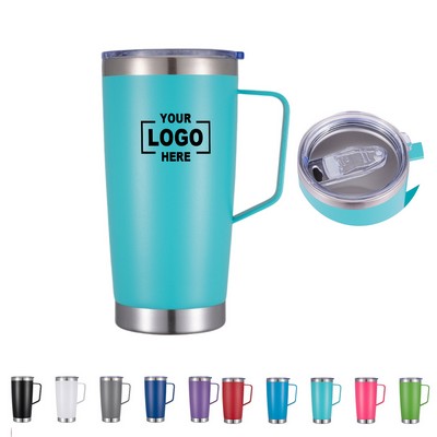 20 oz. Stainless Steel Tumbler with Handle