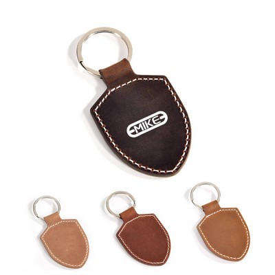 Leather Key Chain Ring