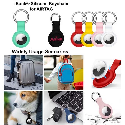 Promotek iBank® Silicone Keychain compatible with AIRTAG