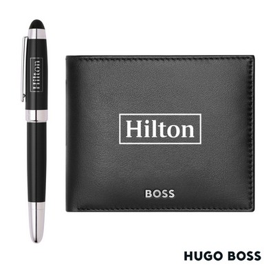 Hugo Boss® Rollerball Pen & Wallet Set