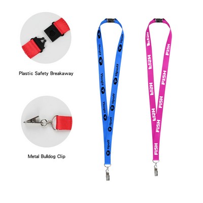 Badge Holder Lanyard with Safety Breakaway