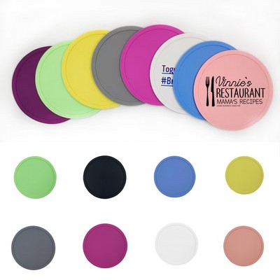 Round Silicone Coaster
