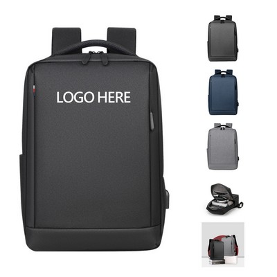 Smart Professional Daily Tech Backpack with USB Charging