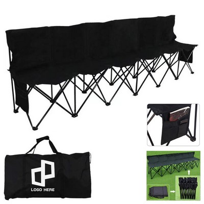 6 Seats Conjoined Foldable Chair