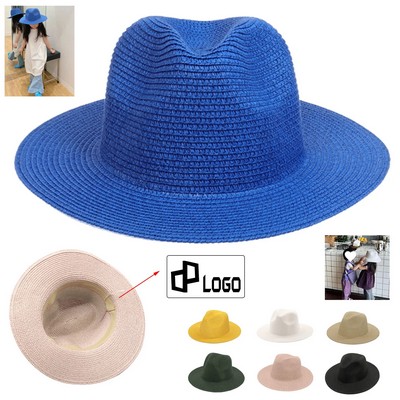 Kids' Fashionable Summer Sun Protective Straw Hat