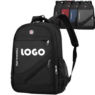 Full Color Imprint Oxford Large Capacity Business Backpack
