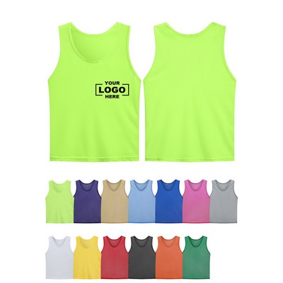 Personalized Mesh Athletic Tank Top.