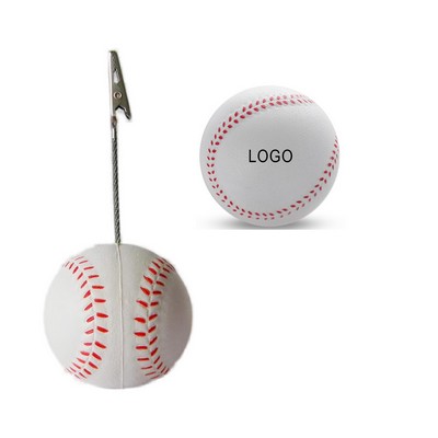 Baseball Name Card Pu Stress Reliever