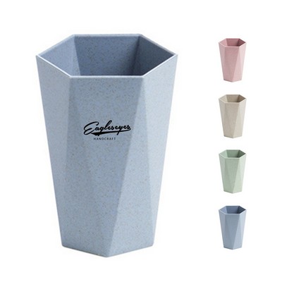 4 Piece Diamond Wheat Straw Cup