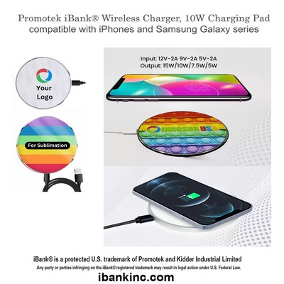 iBank ® Wireless Charger, 10W Charging Pad works with smart phones