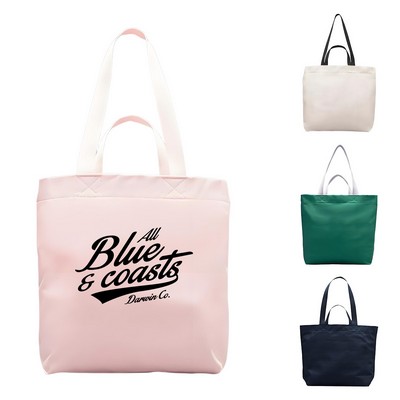 Polyester-Cotton Canvas Shopping Tote Bag