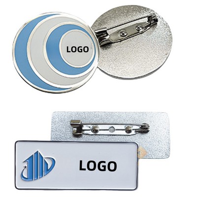 Custom Metal Badge Brooch