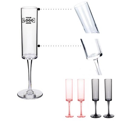 Plastic Champagne Flute Made of Acrylic