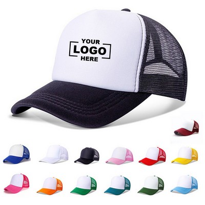Sublimation Blank Trucker Hats Bulk Mesh Baseball Cap