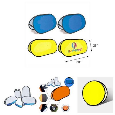 Oval Folding Display Banner Stand