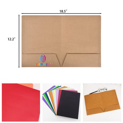 Laminated Two Pocket Paper Folder