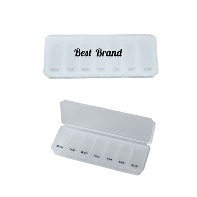 7-Day Clear Pill Box Organizer