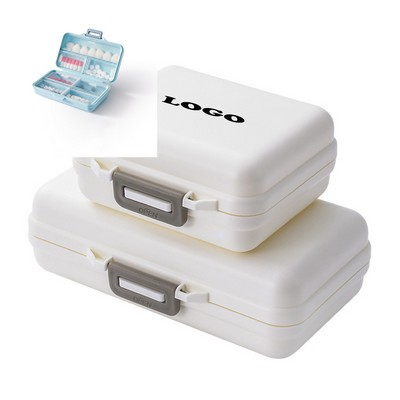 Rectangular Weekly Pill Organizer Case