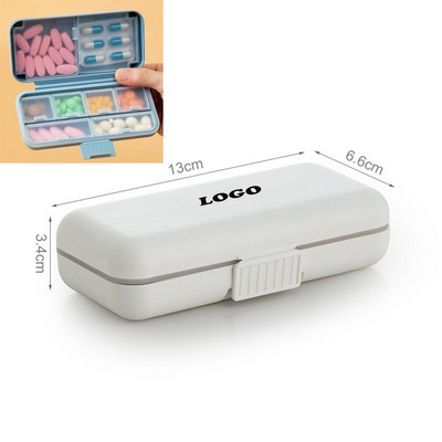 8-Section Sealed Pill Box