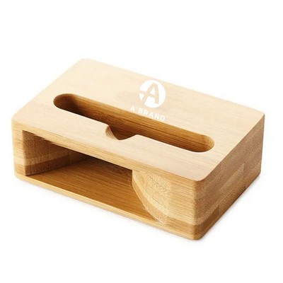 Wooden Phone Amplifier Stand